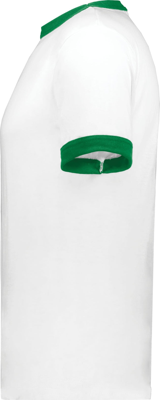 Augusta 711 Youth Ringer T-shirt - White Kelly