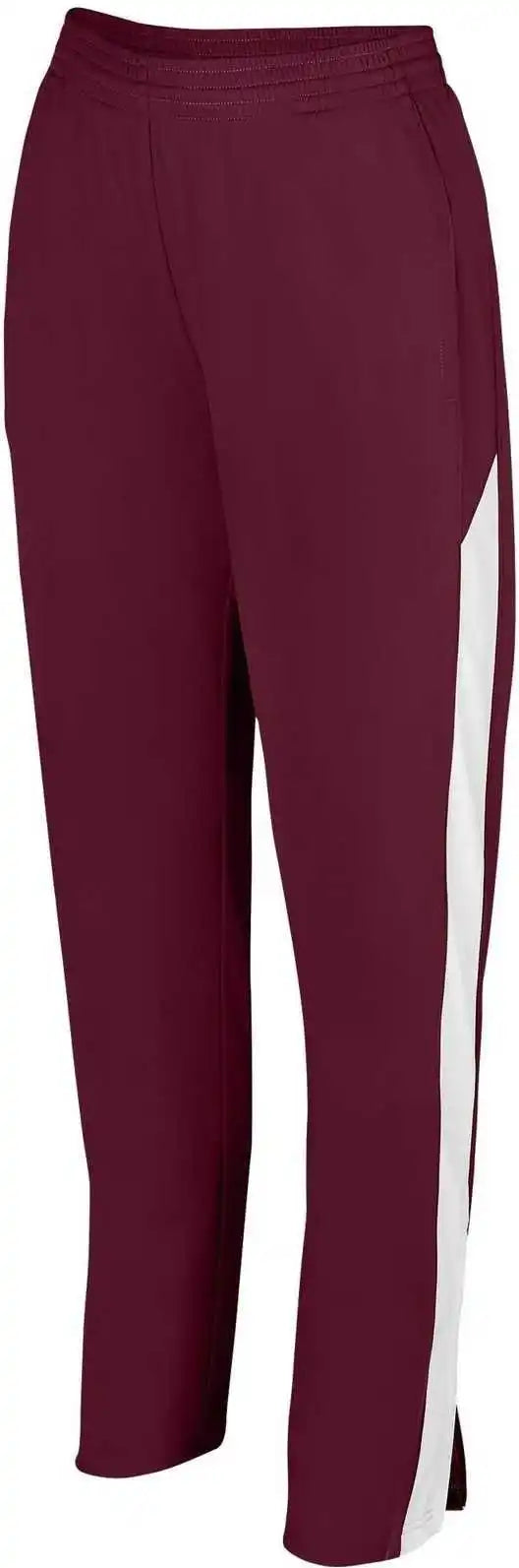 Augusta 7762 Ladies Medalist Pant 2.0 Maroon White