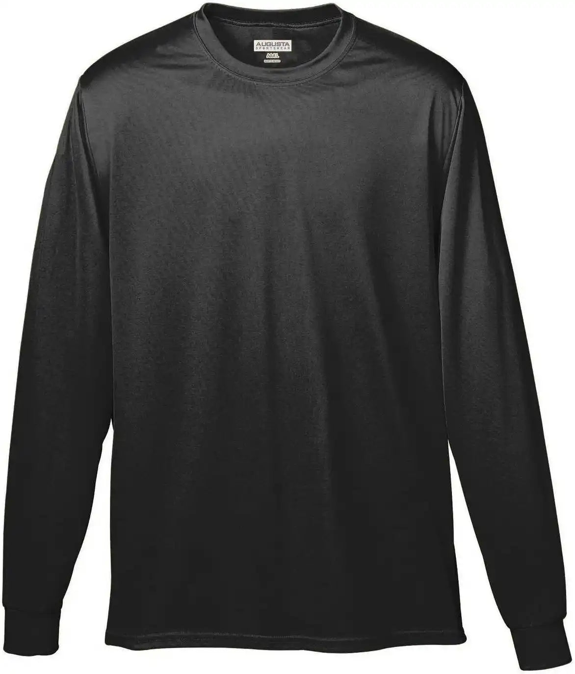 Augusta 788 Wicking Long Sleeve t Shirt Black