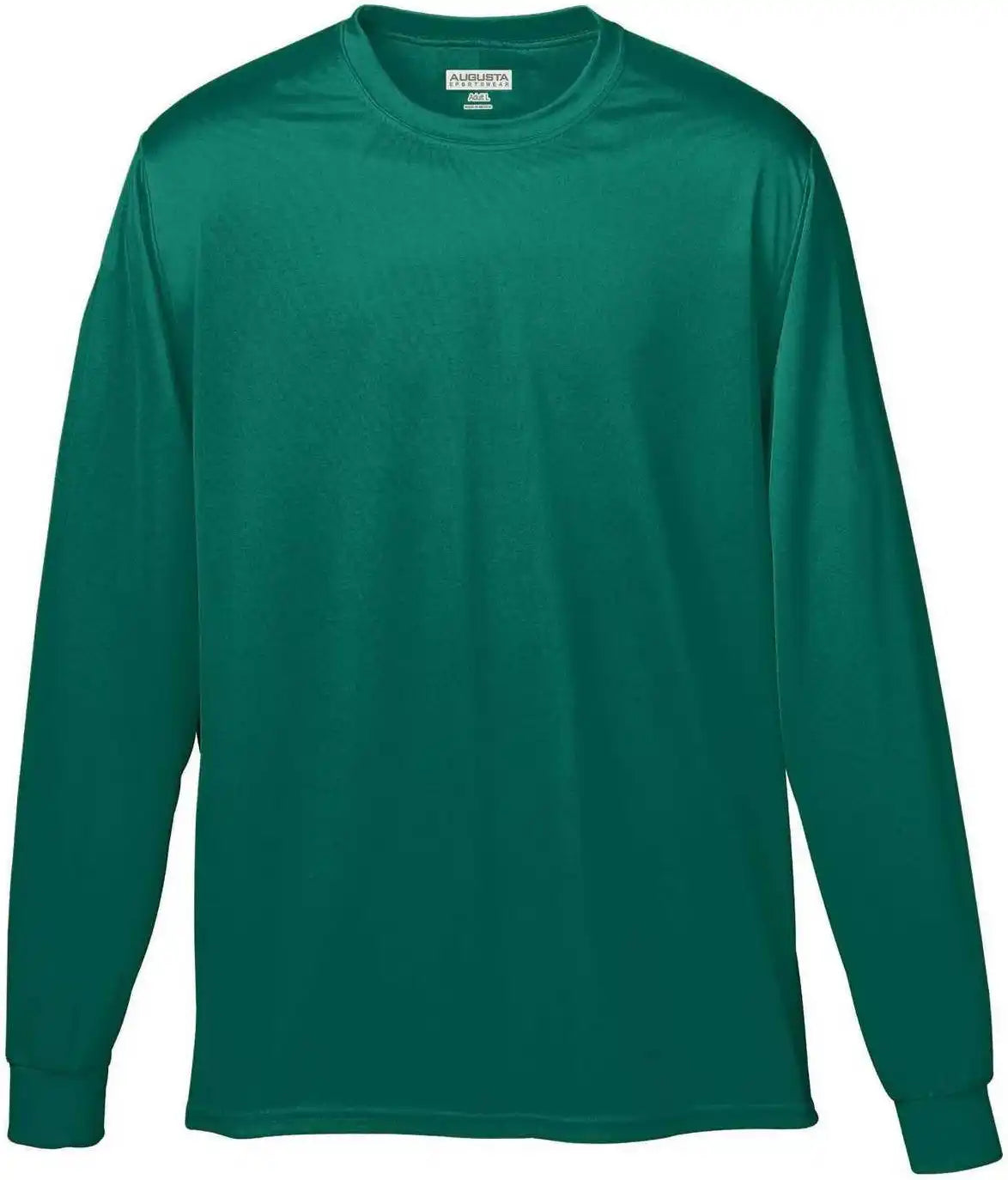 Augusta 788 Wicking Long Sleeve t Shirt Dark Green