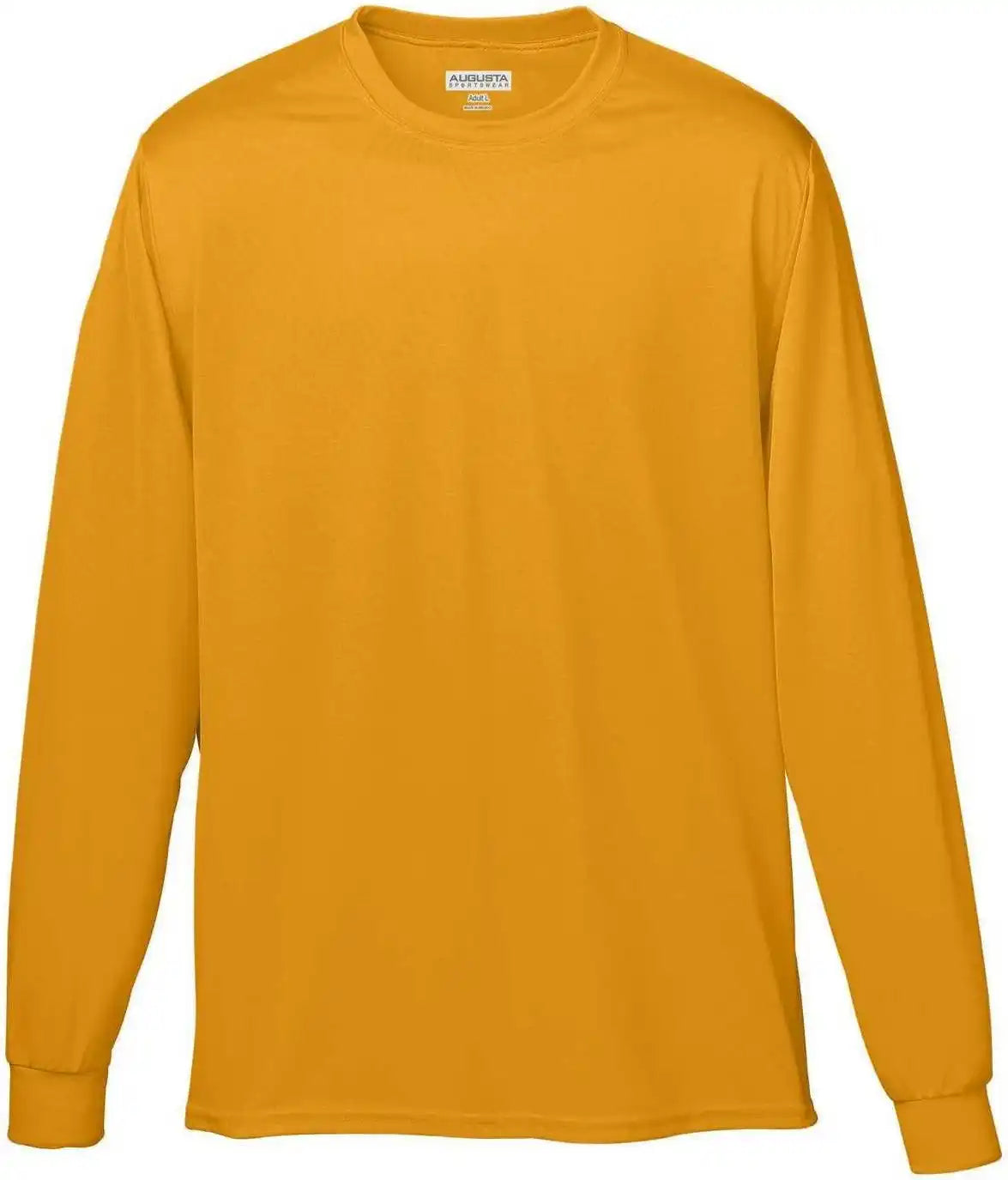 Augusta 788 Wicking Long Sleeve T-shirt - Gold