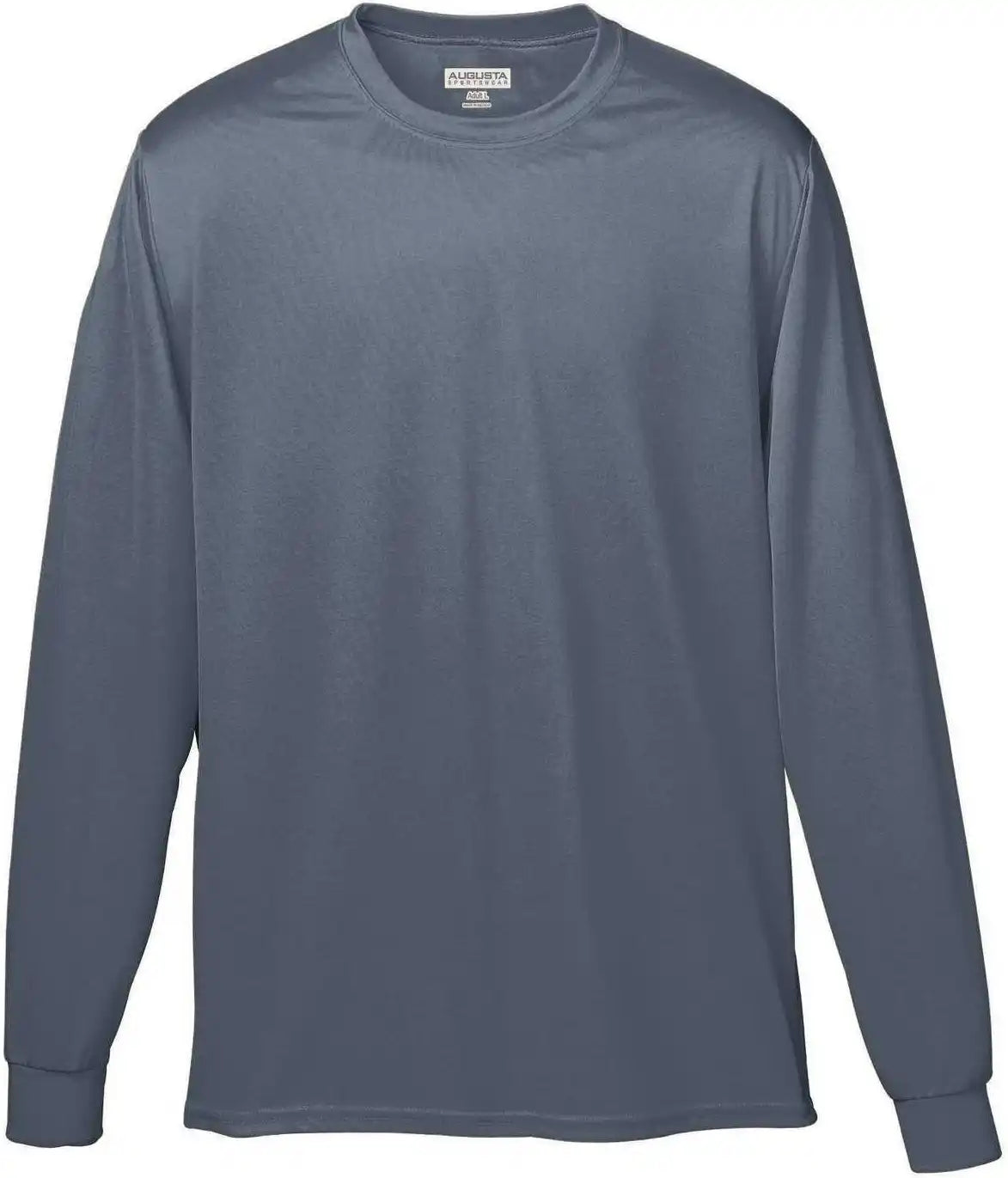 Augusta 788 Wicking Long Sleeve t Shirt Graphite