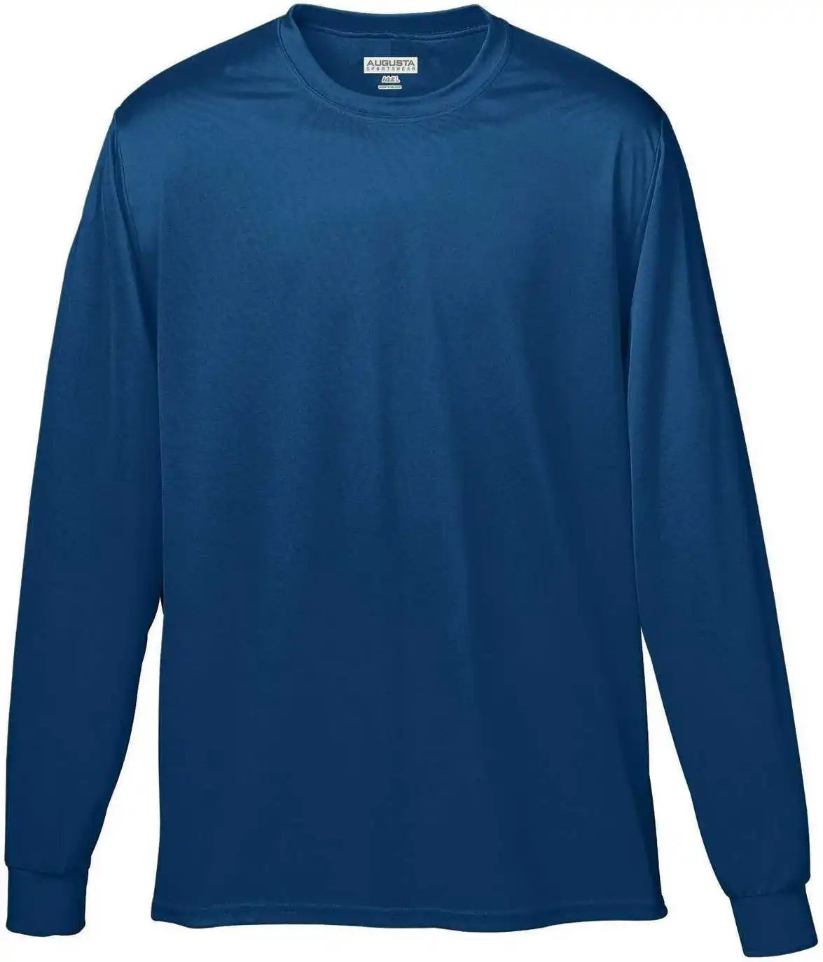 Augusta 788 Wicking Long Sleeve t Shirt Navy