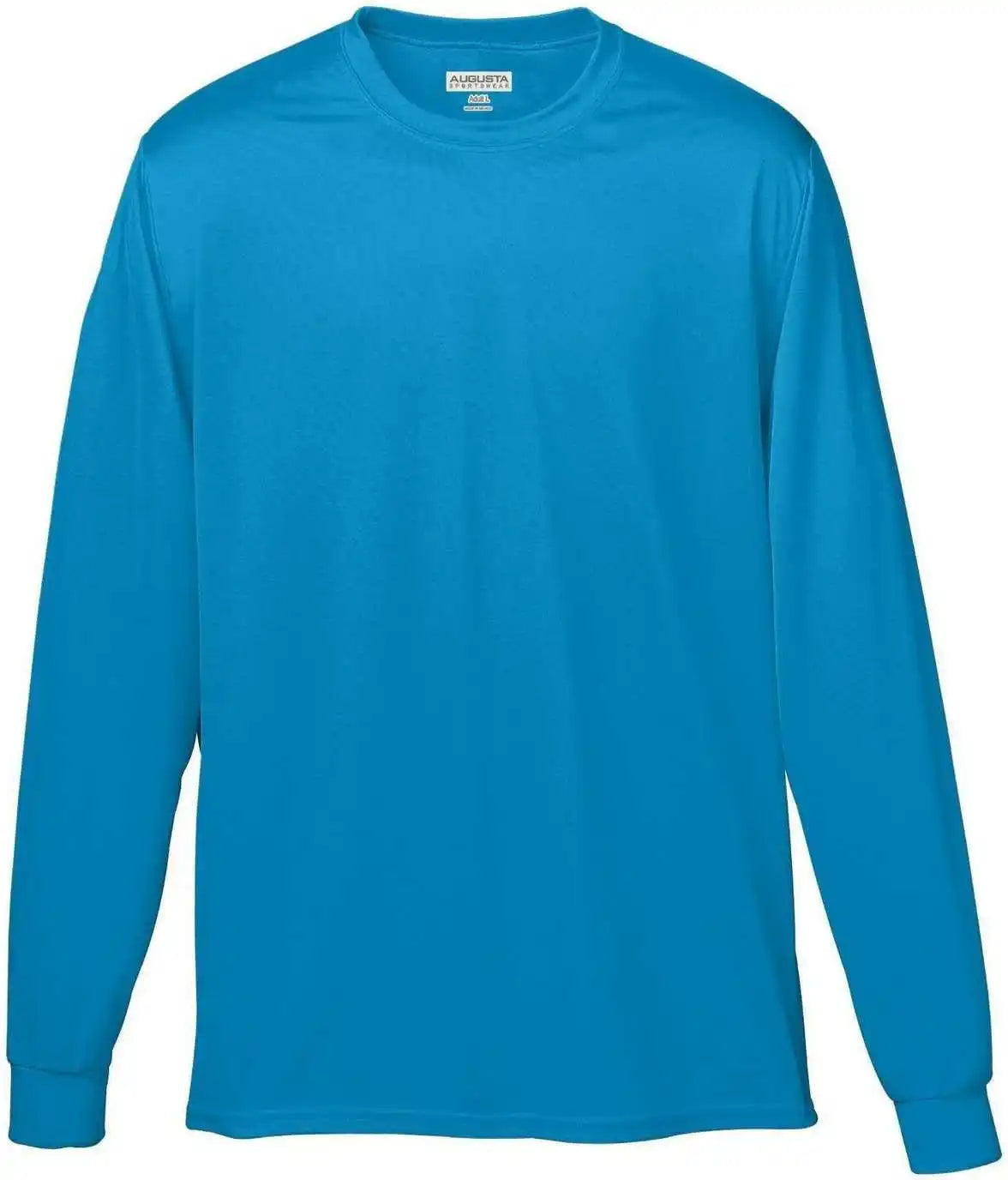 Augusta 788 Wicking Long Sleeve T-shirt - Power Blue