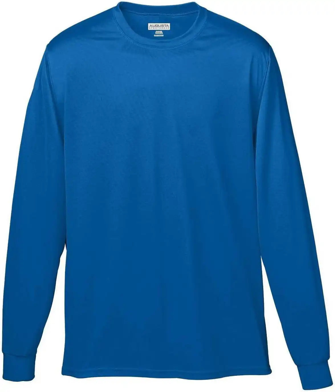 Augusta 788 Wicking Long Sleeve t Shirt Royal