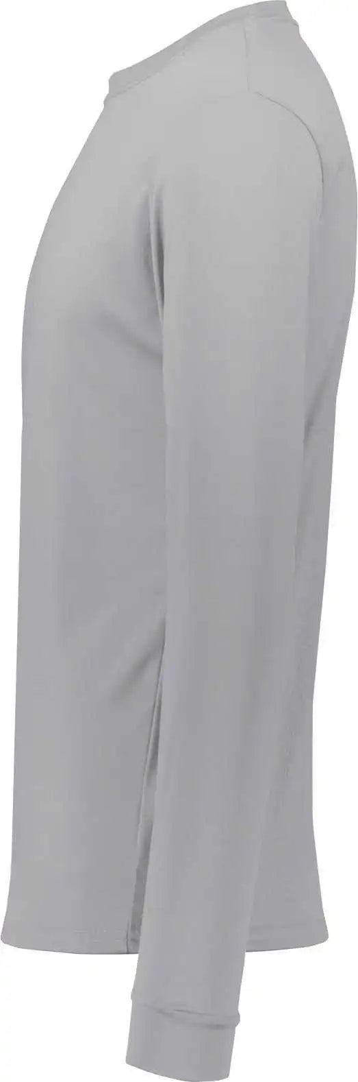 Augusta 789 Youth Wicking Long Sleeve T-shirt - Silver