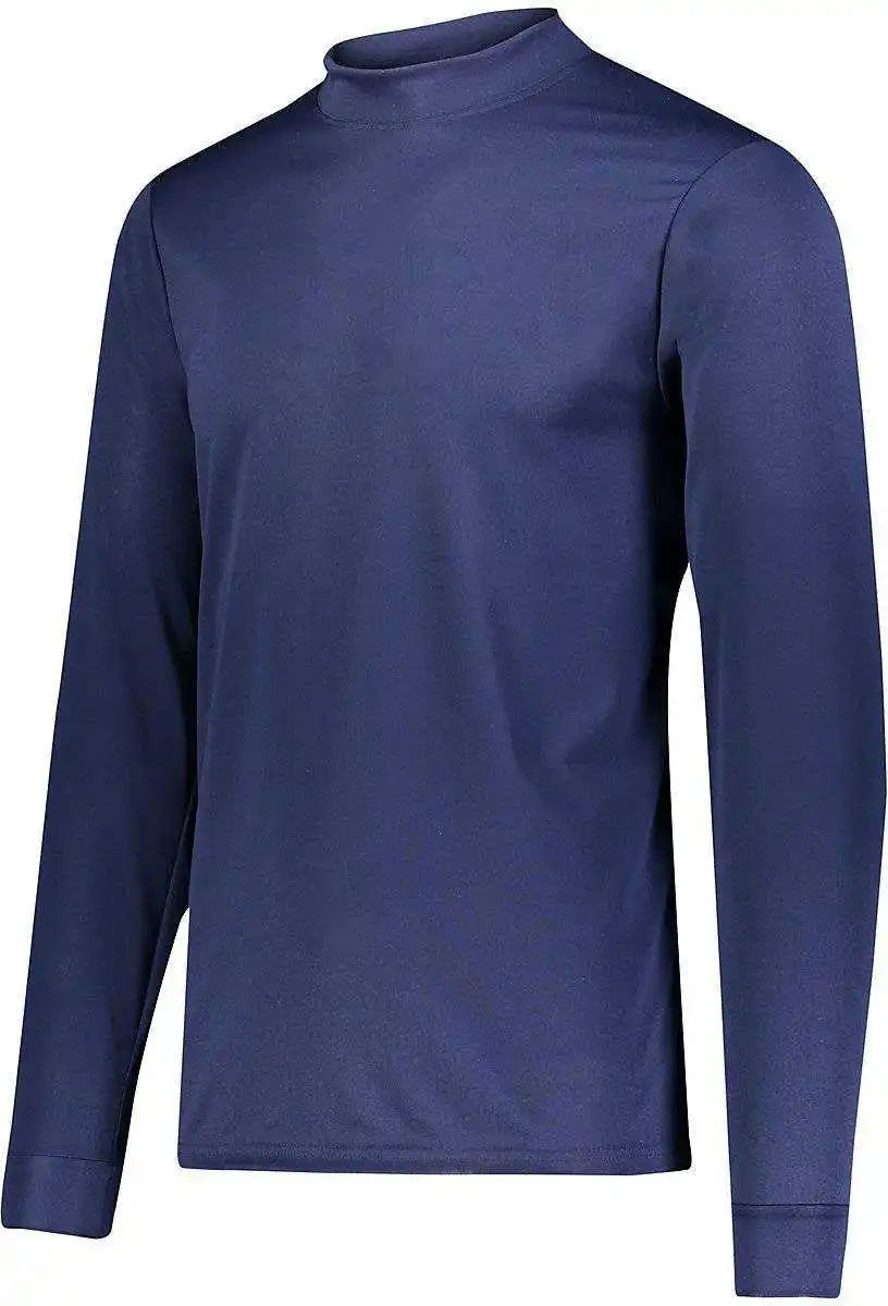 Augusta 797 Wicking Mock Turtleneck Navy