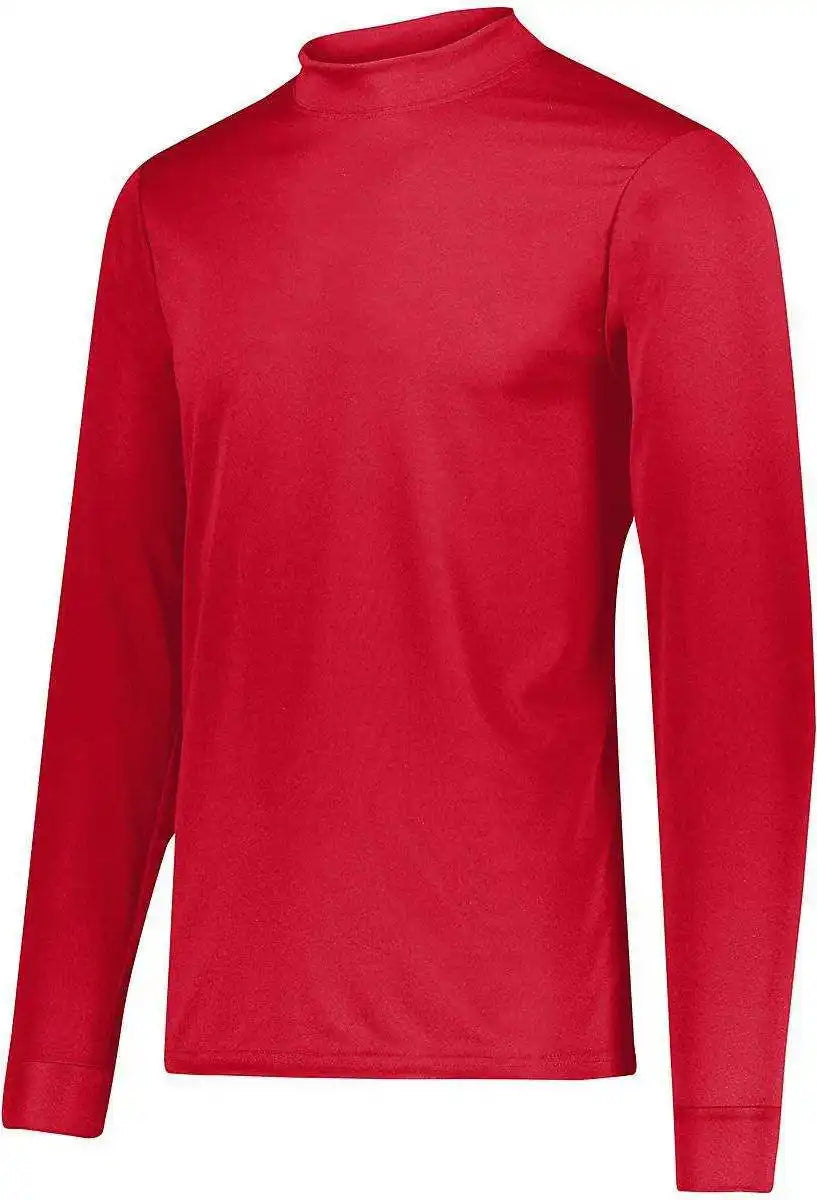 Augusta 797 Wicking Mock Turtleneck Red