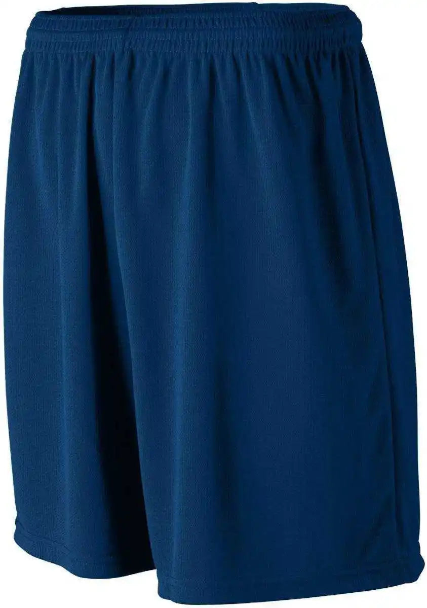 Augusta 806 Youth Wicking Mesh Athletic Short Navy
