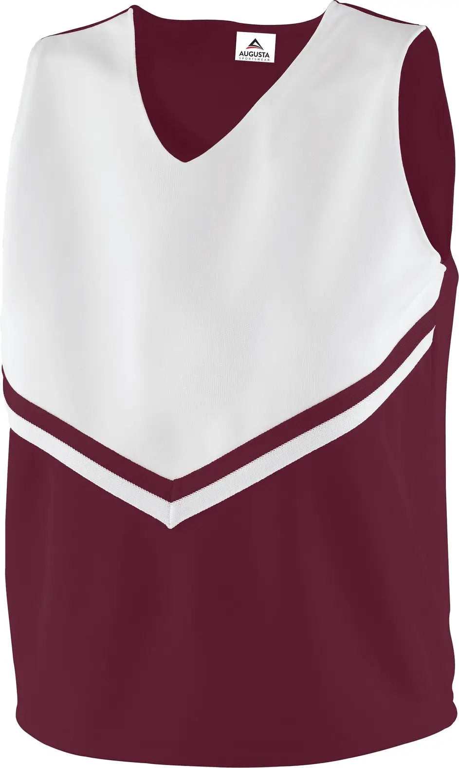 Augusta 9110 Ladies Pride Shell - Maroon White - s