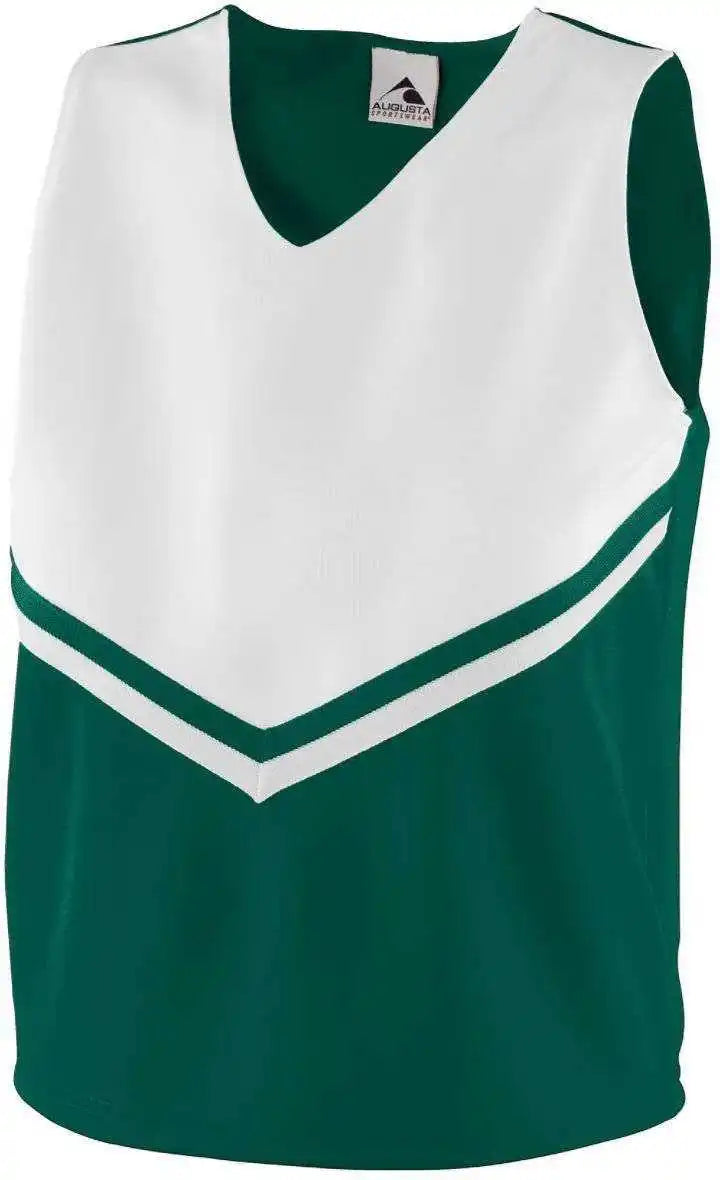 Augusta 9111 Girls Pride Shell - Forest White