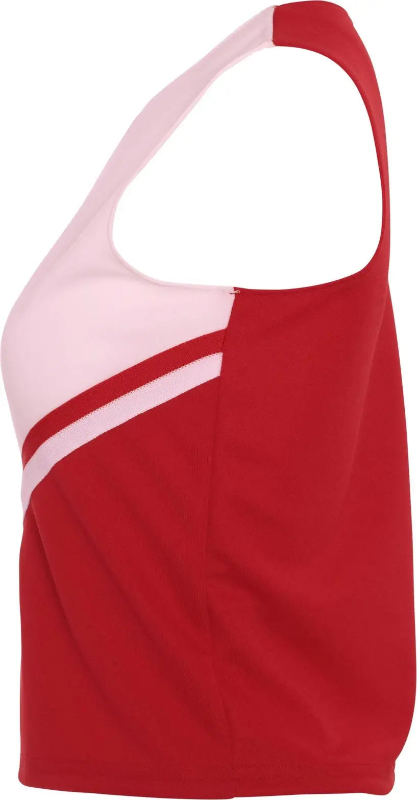 Augusta 9111 Girls Pride Shell - Red White