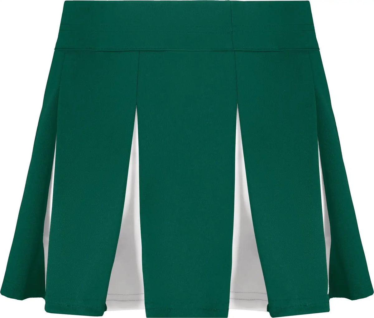 Augusta 9115 Ladies Liberty Skirt - Dark Green White