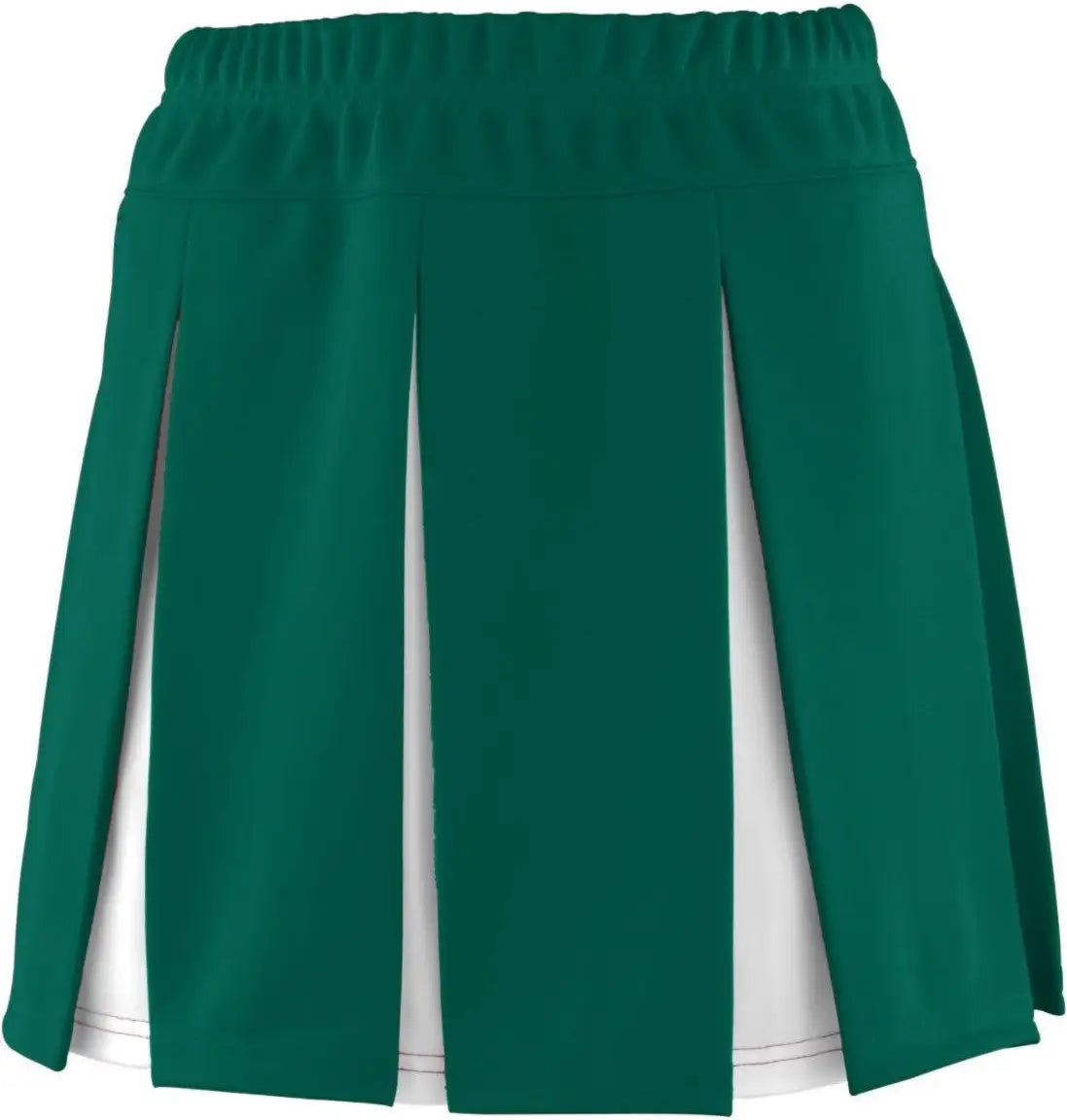 Augusta 9115 Ladies Liberty Skirt - Dark Green White - s