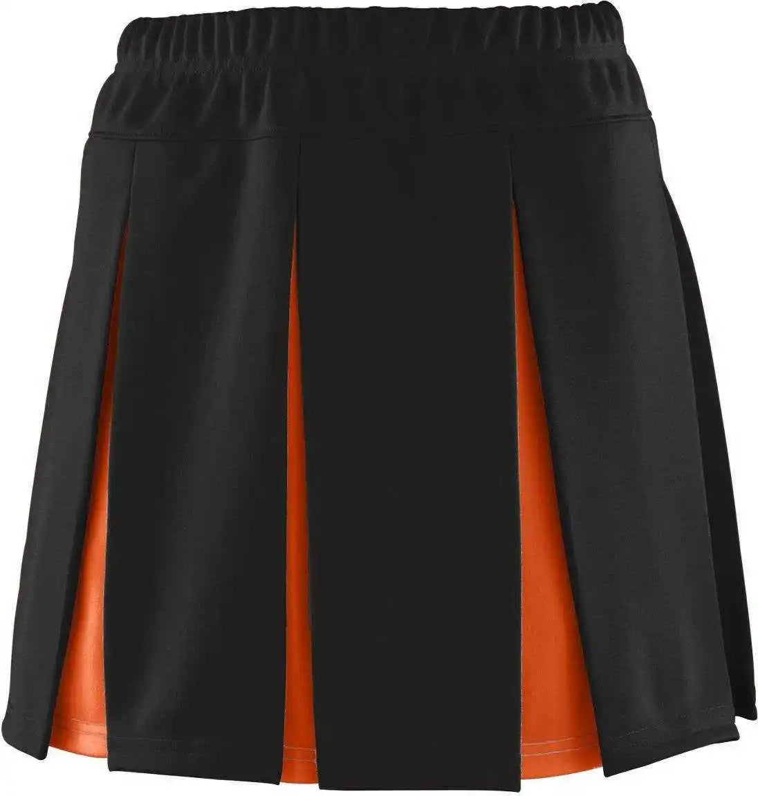 Augusta 9116 Girls Liberty Skirt - Black Orange