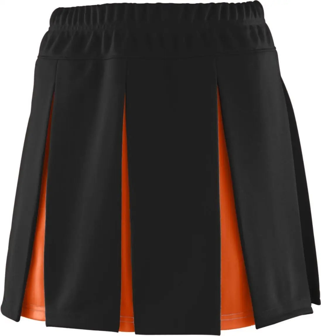 Augusta 9116 Girls Liberty Skirt - Black Orange - Xs