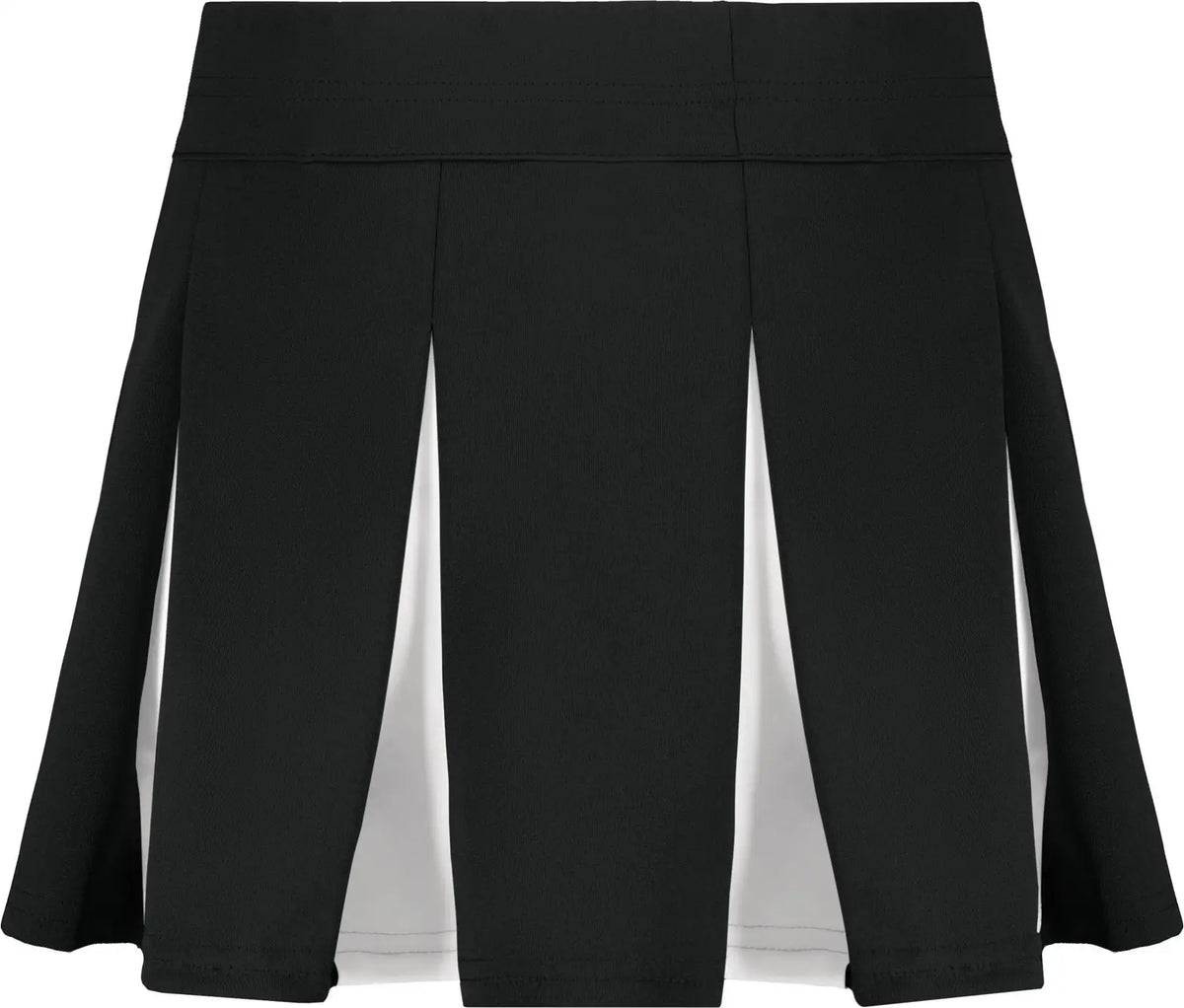 Augusta 9116 Girls Liberty Skirt - Black White