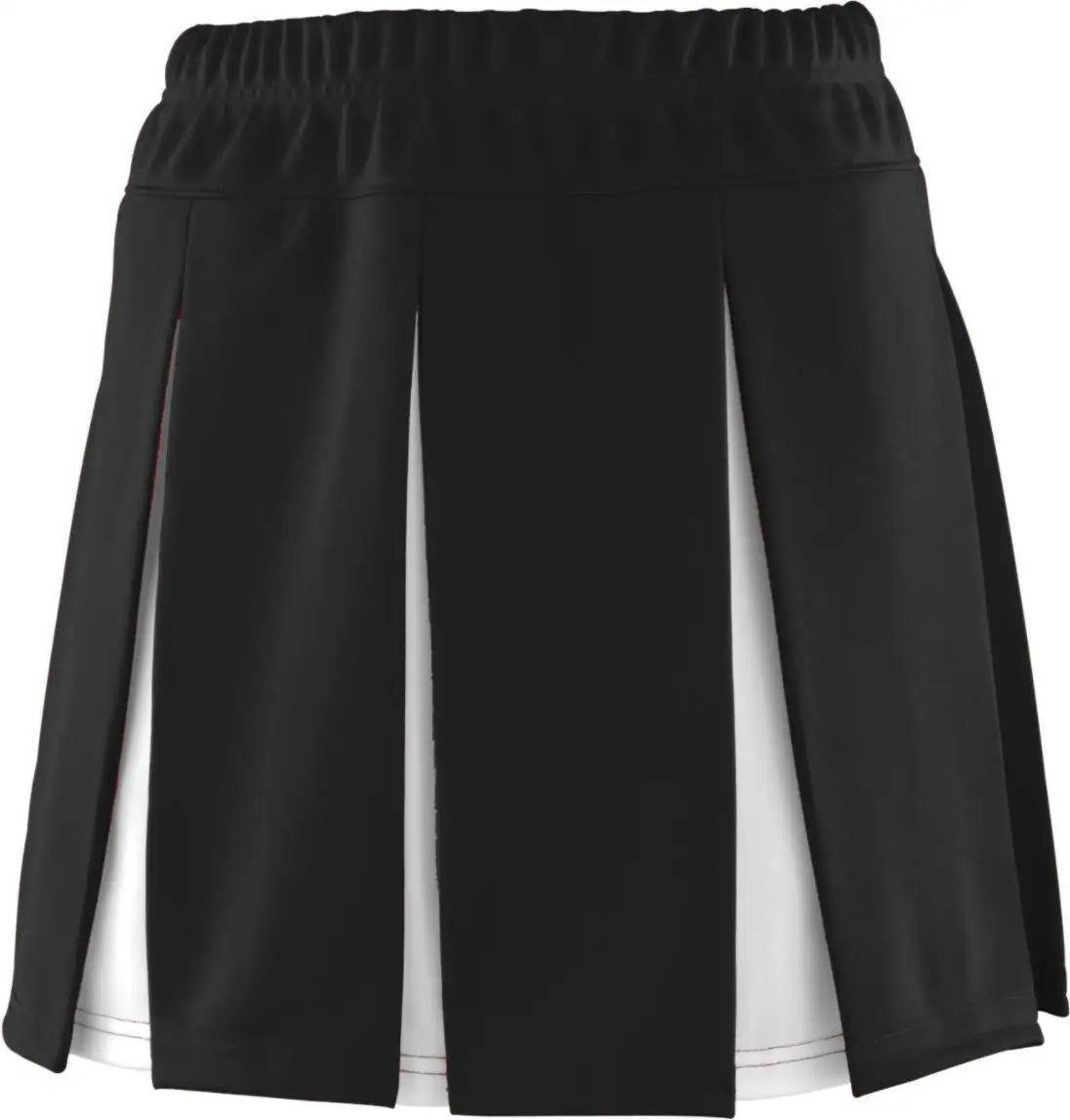 Augusta 9116 Girls Liberty Skirt - Black White - Xs