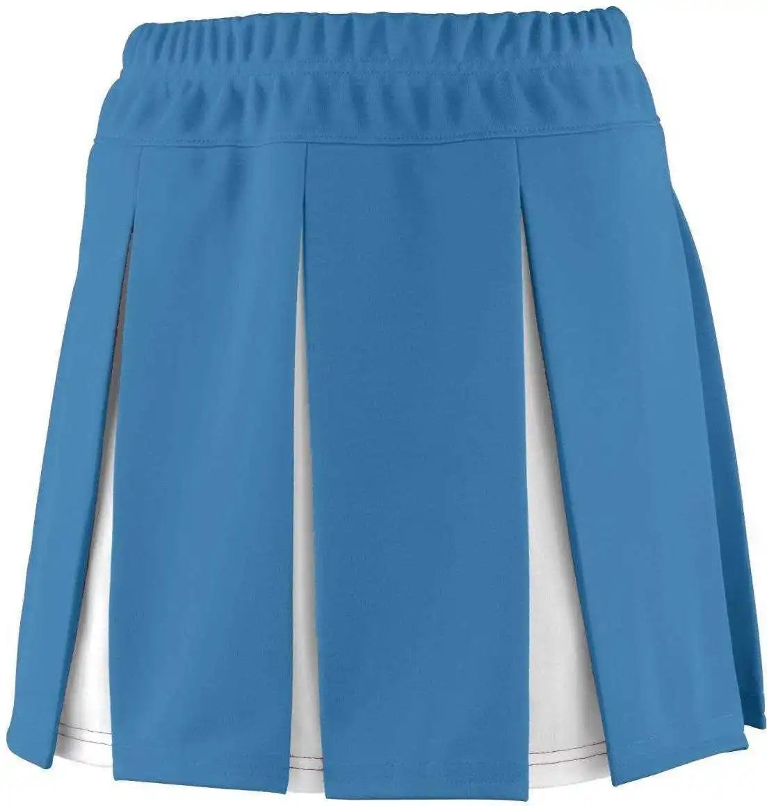 Augusta 9116 Girls Liberty Skirt - Columbia Blue White