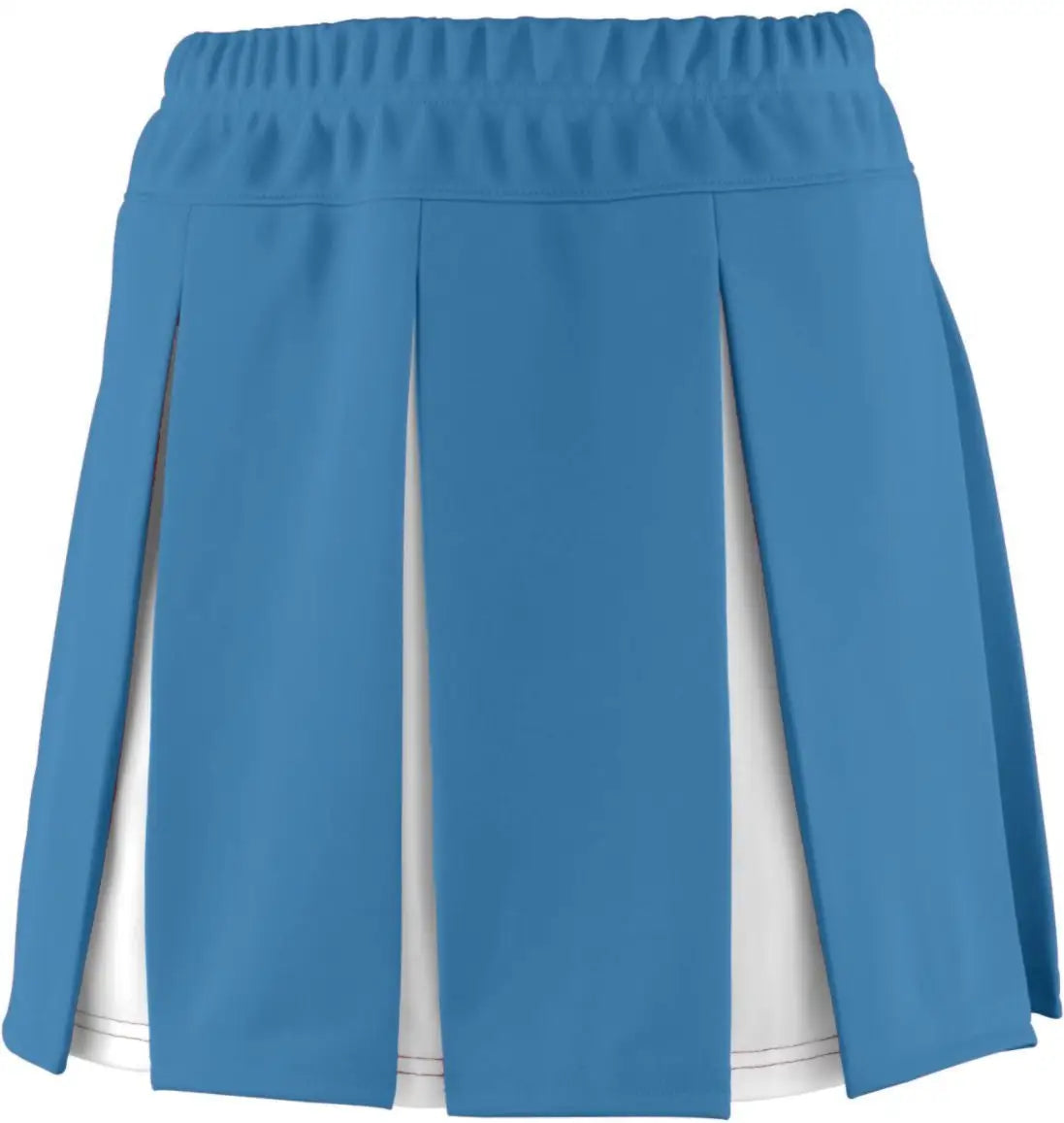 Augusta 9116 Girls Liberty Skirt - Columbia Blue White