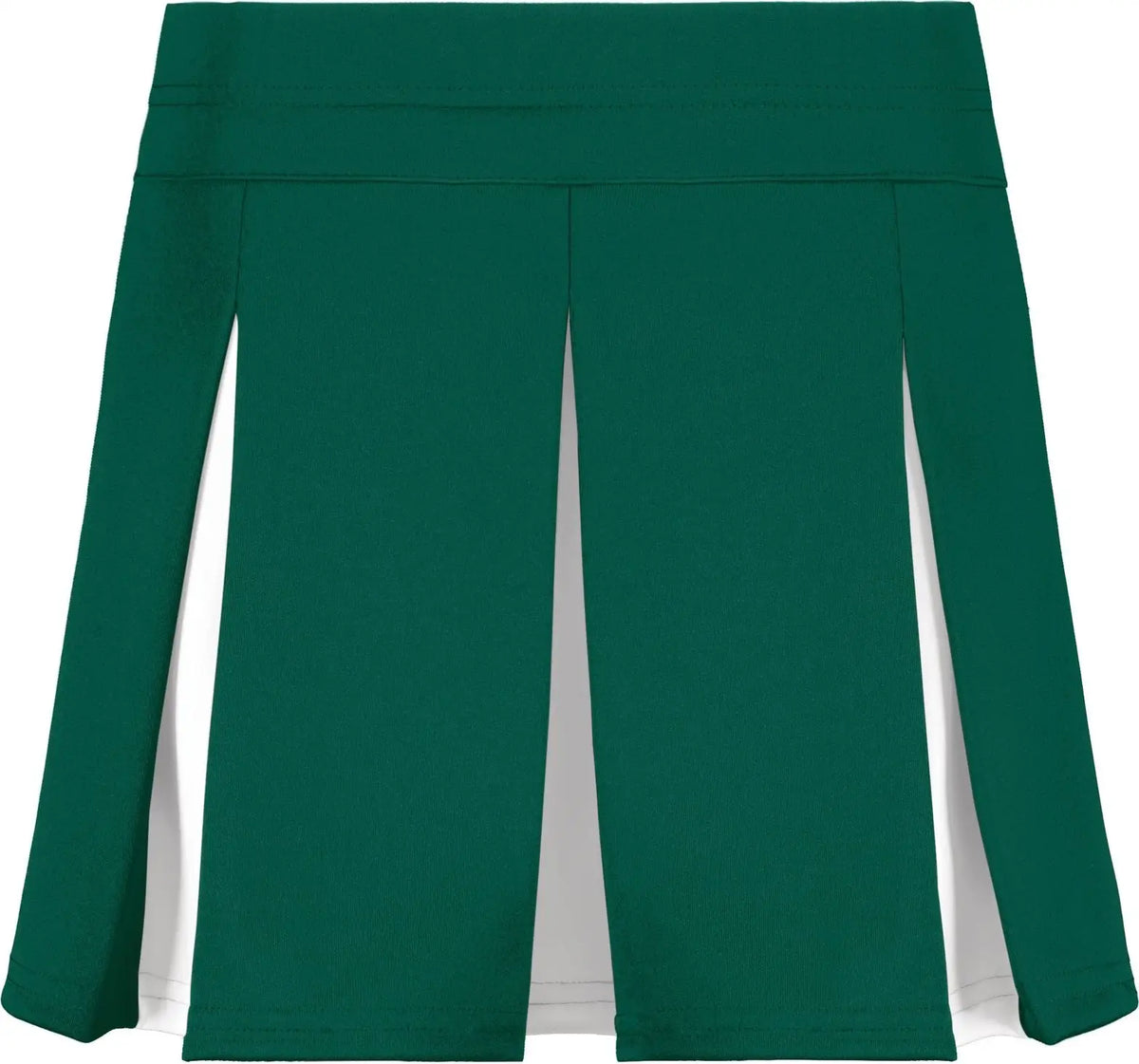 Augusta 9116 Girls Liberty Skirt - Dark Green White