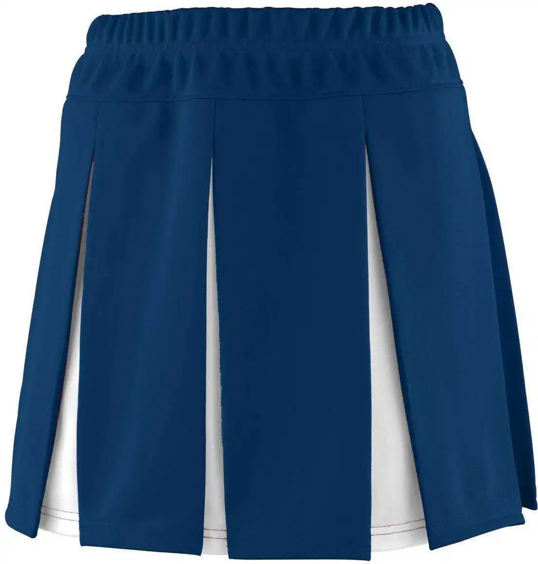 Augusta 9116 Girls Liberty Skirt - Navy White