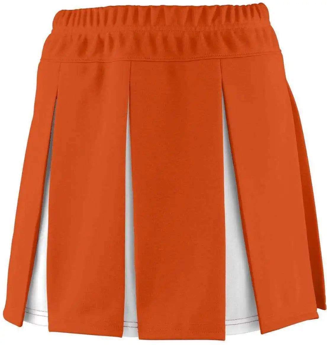 Augusta 9116 Girls Liberty Skirt Orange White