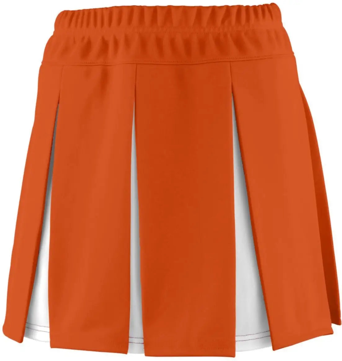 Augusta 9116 Girls Liberty Skirt - Orange White - Xs
