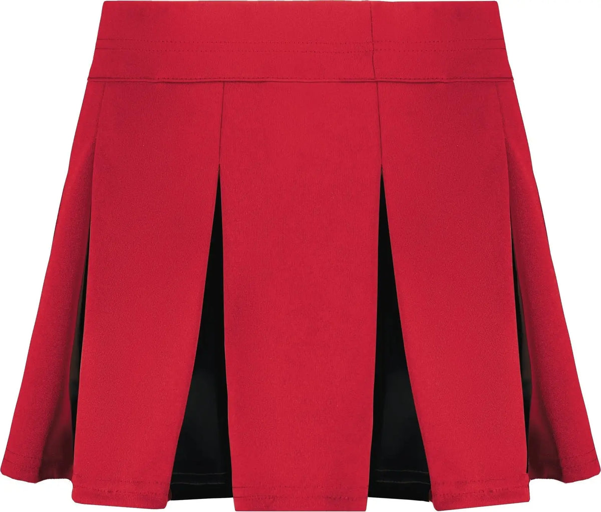 Augusta 9116 Girls Liberty Skirt - Red Black