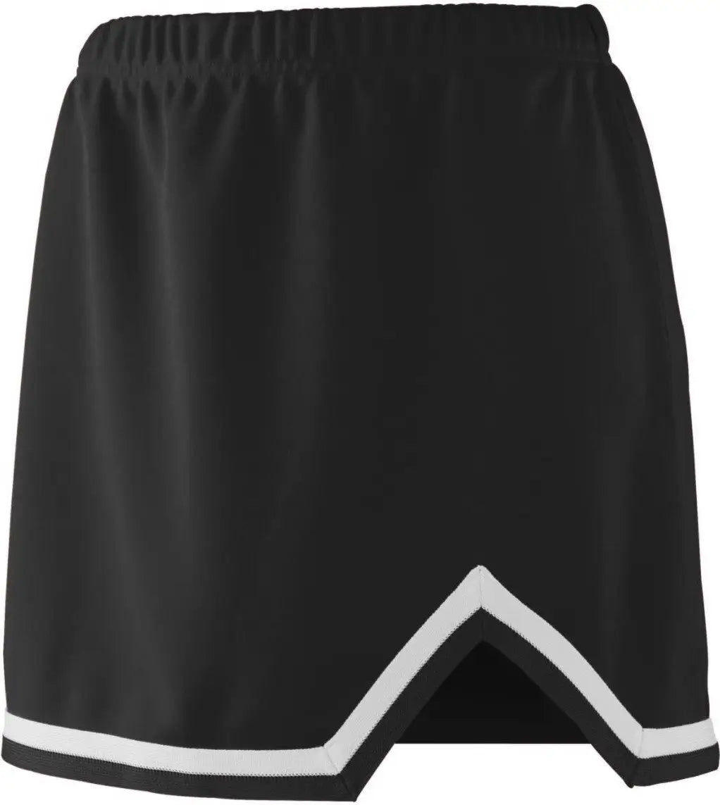 Augusta 9126 Girls Energy Skirt - Black White - Xs