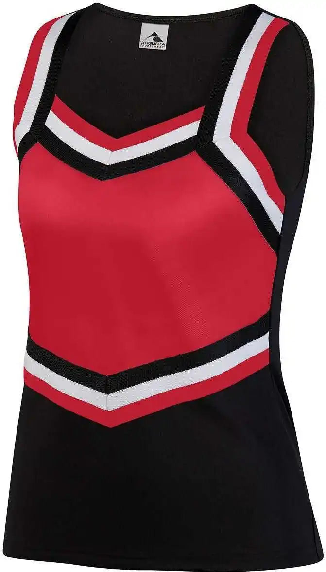 Augusta 9141 Girl’s Pike Shell Black Red White
