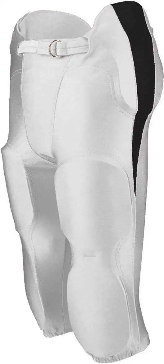 Augusta 9605 Kick off Integrated Football Pant White Black