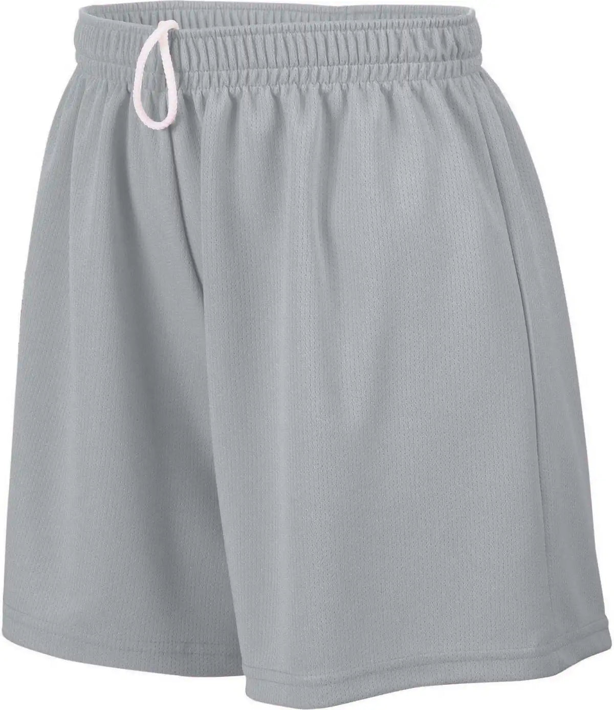 Augusta 961 Girls Wicking Mesh Short - Silver Grey