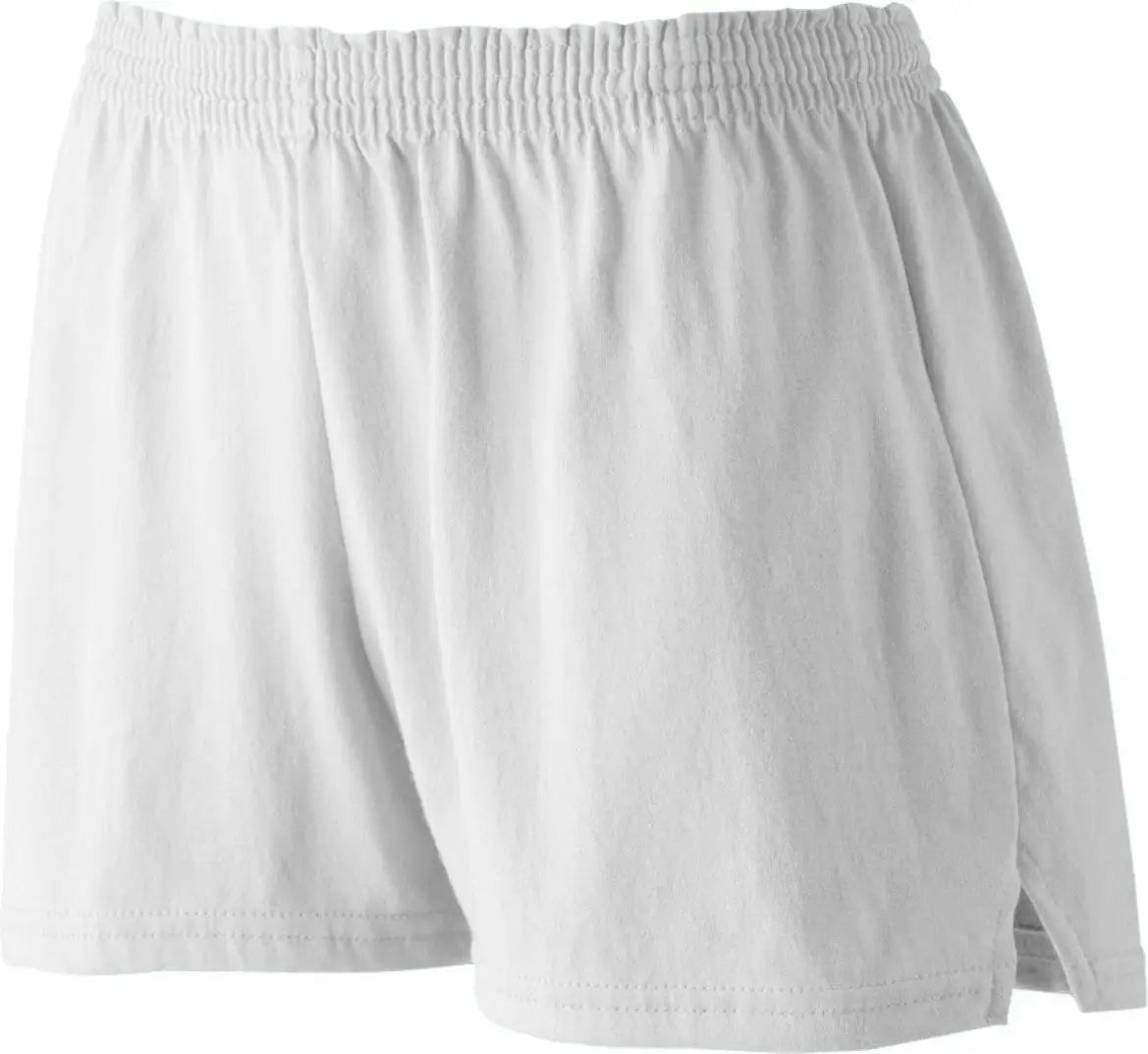 Augusta 987 Ladies Jr Ft Tf Jersey Short - White - Xs