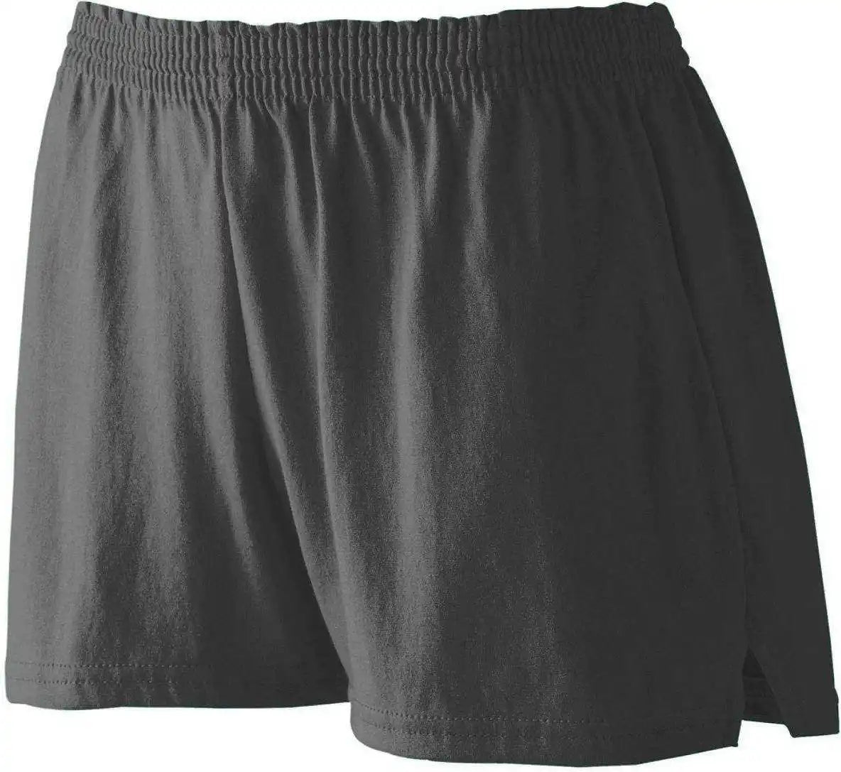 Augusta 987 Ladies Trim Fit Jersey Short - Black