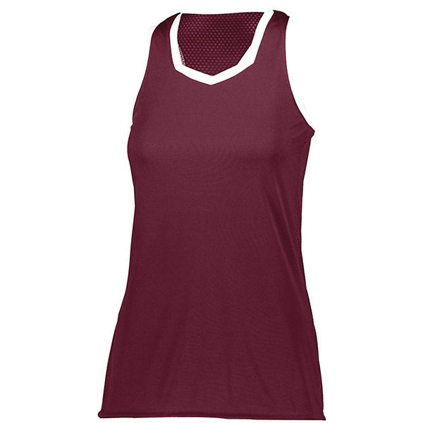 Augusta Crosse Tank (w) (maroon)