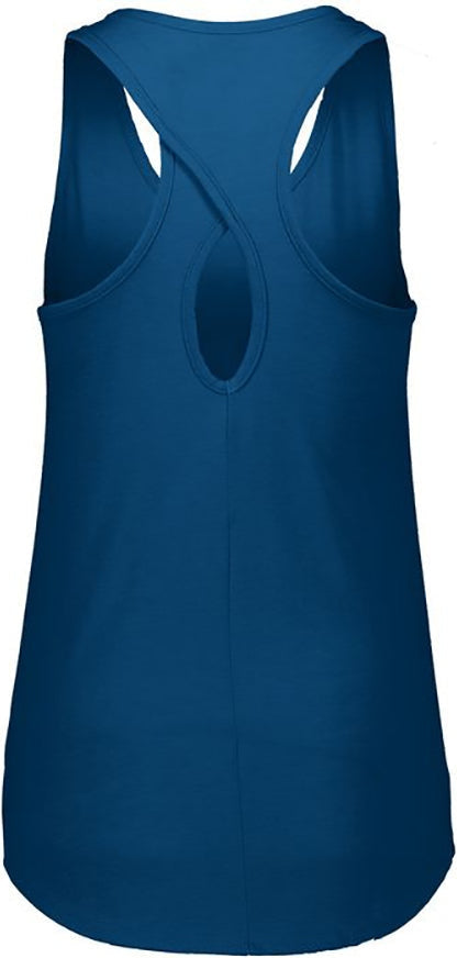 Augusta Lux Tri-blend Tank (w) (navy)