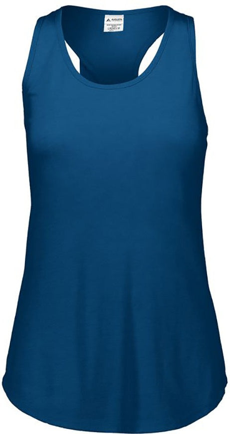 Augusta Lux Tri-blend Tank (w) (navy)