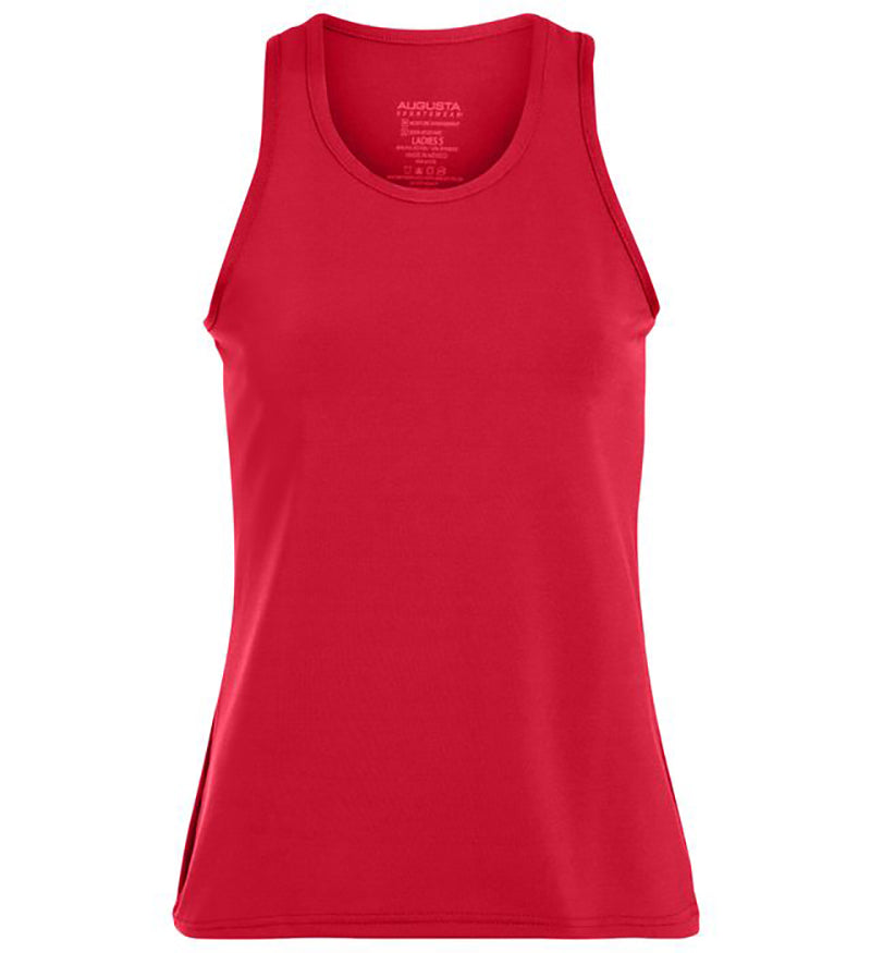 Augusta Poly/spandex Solid Racerback Tank (w)