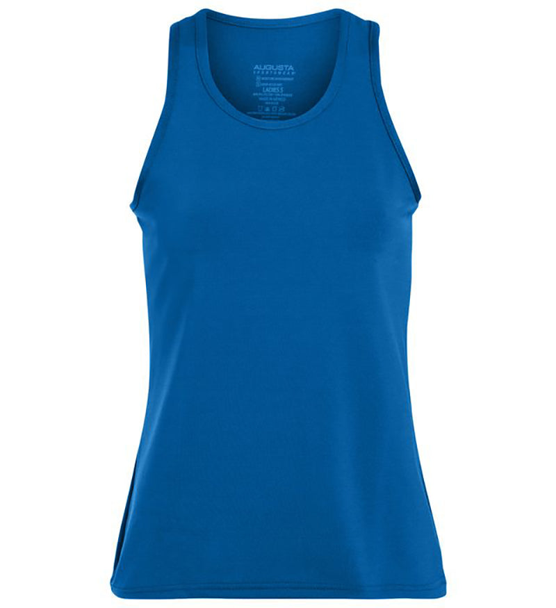 Augusta Poly/spandex Solid Racerback Tank (w)