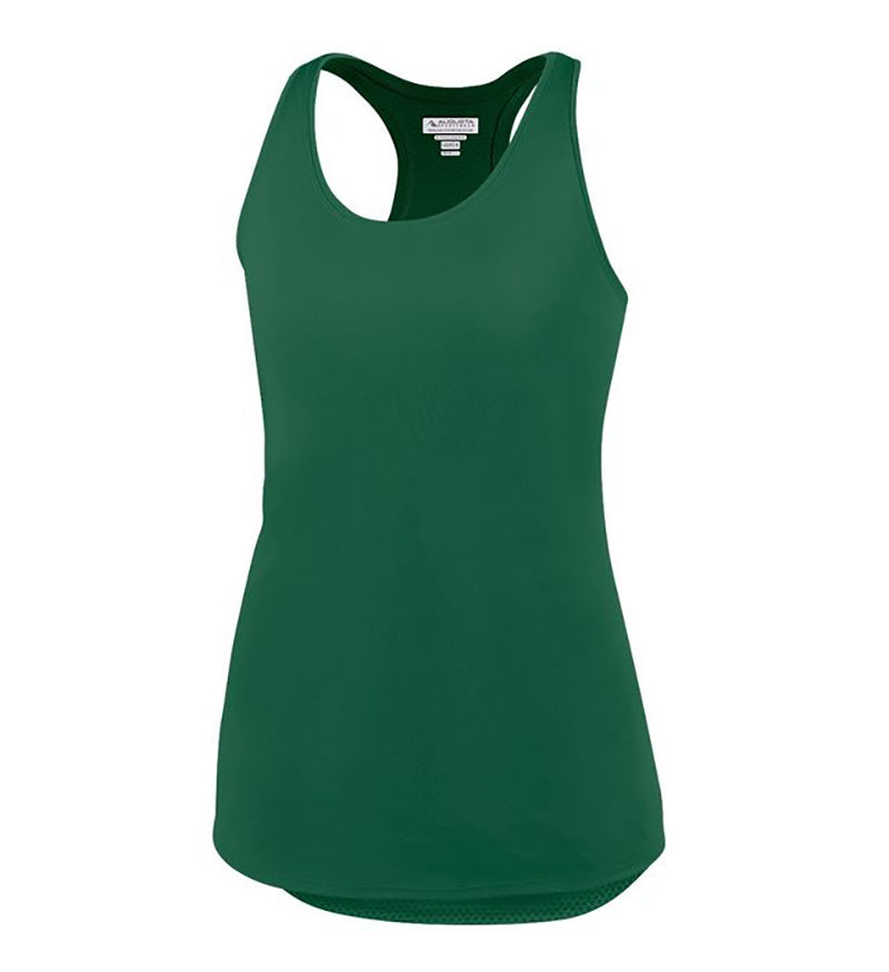 Augusta Sojourner Tank (w) (dark Green) - Grn / Xs