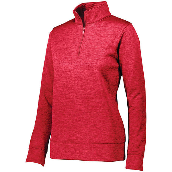 Augusta Stoked 1/4 Zip (w) (red)