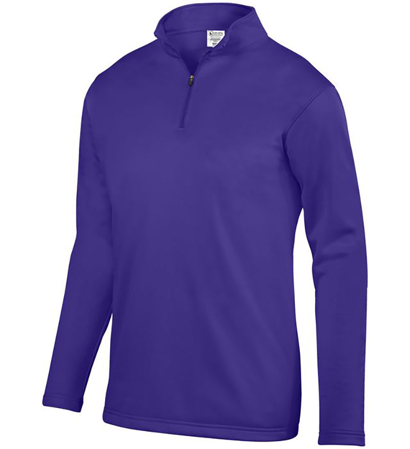 Augusta Wicking Fleece 1/4 Zip Pullover - Pur / s