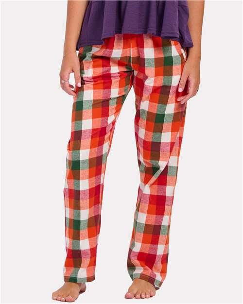 Autumn Buffalo Check Women&#39;s Haley Flannel Pants - BW6620