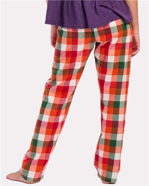 Autumn Buffalo Check Women&#39;s Haley Flannel Pants - BW6620