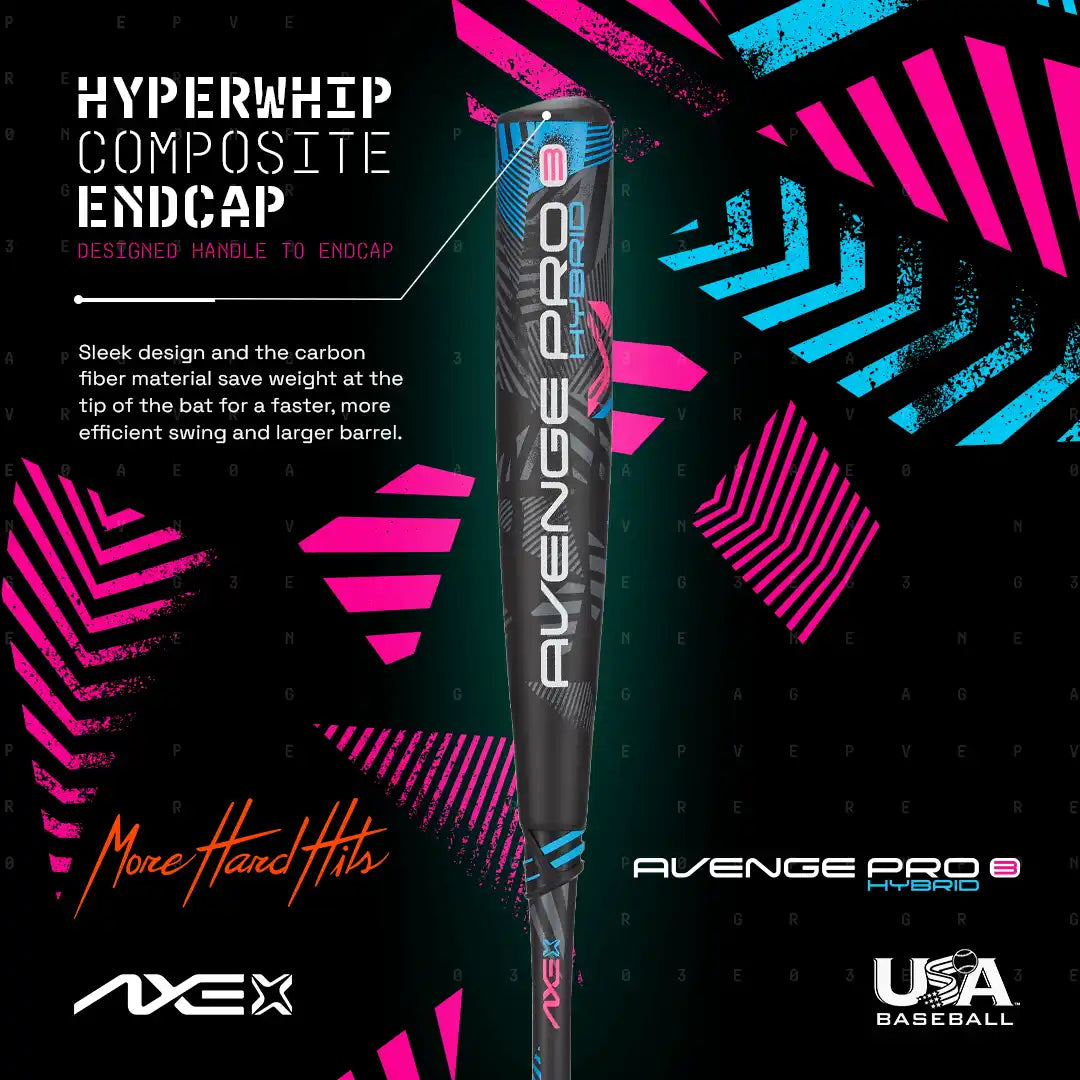 Axe Avenge Pro 3 Hybrid Usa Baseball Bat -8