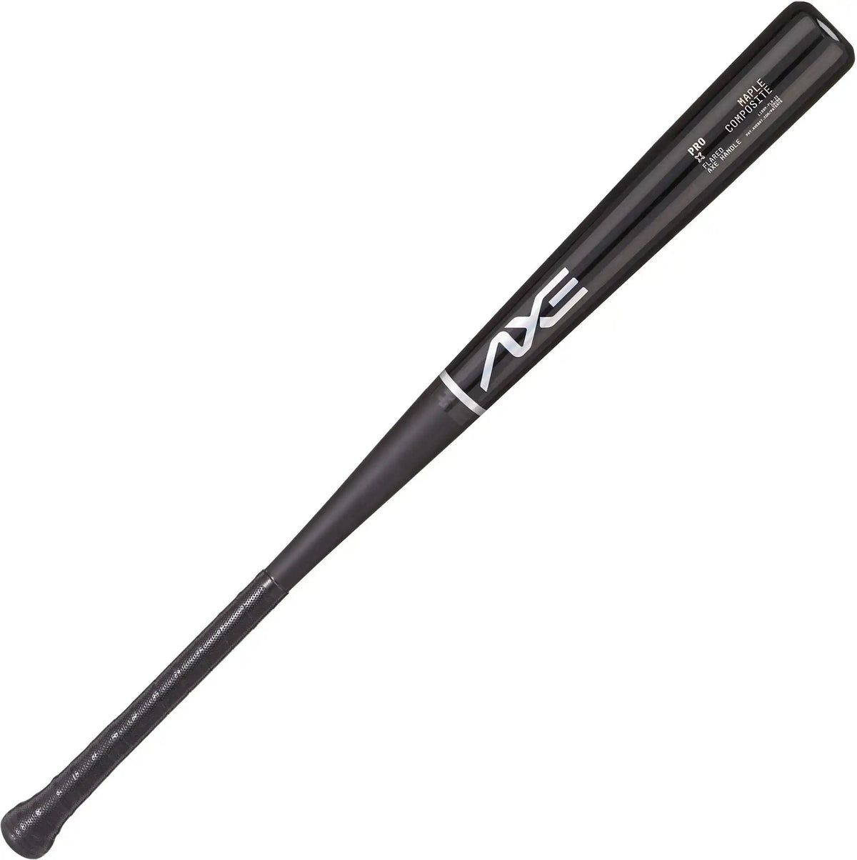 Axe Pro Maple Composite Wood Baseball Bat | Obsidian Black | Flared Handle - 31’’