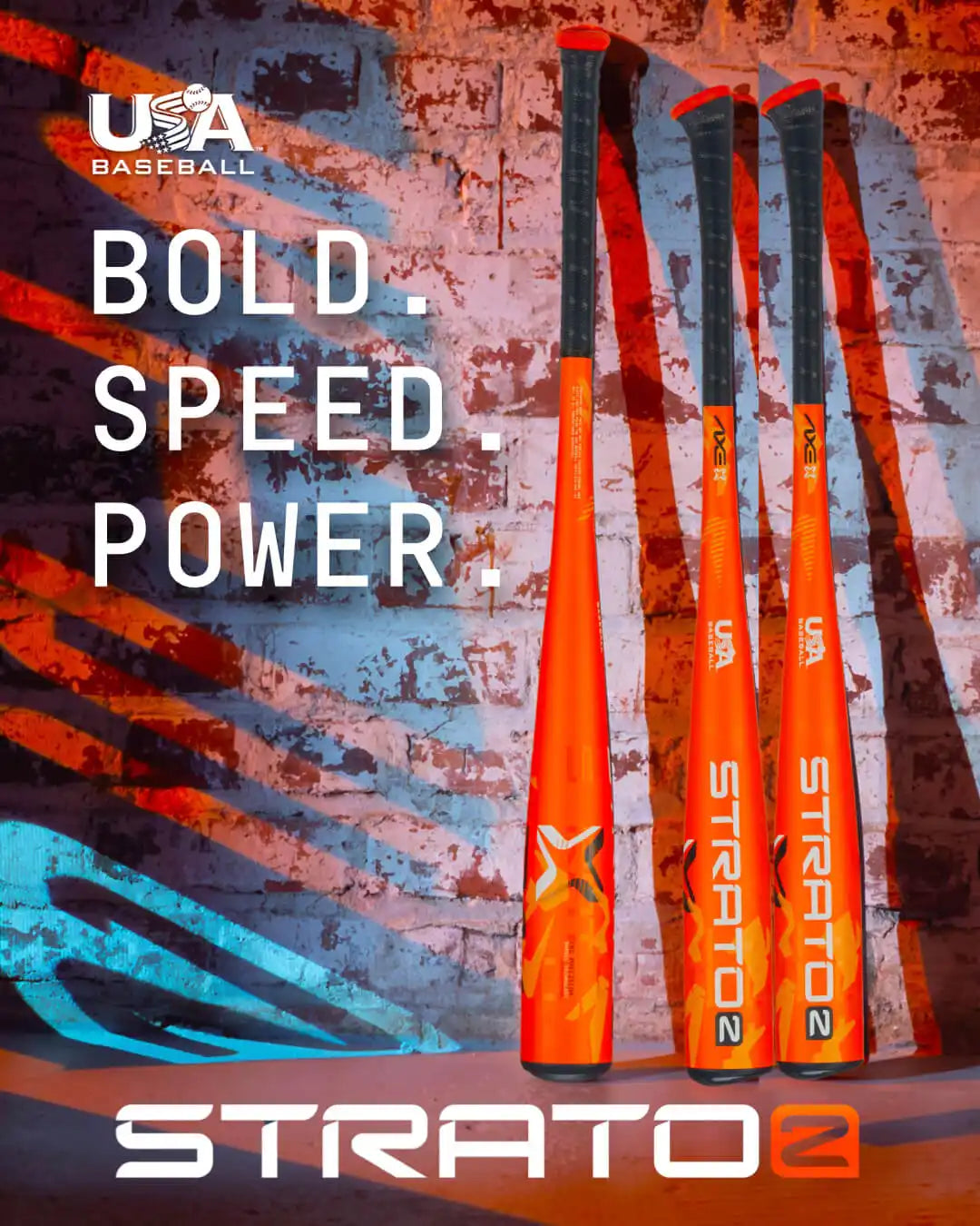 Axe Strato 2 Usa Baseball Bat -10