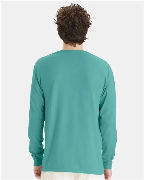 Comfortwash by Hanes Gdh200 Garment-dyed Long Sleeve T-shirt - Spanish Moss
