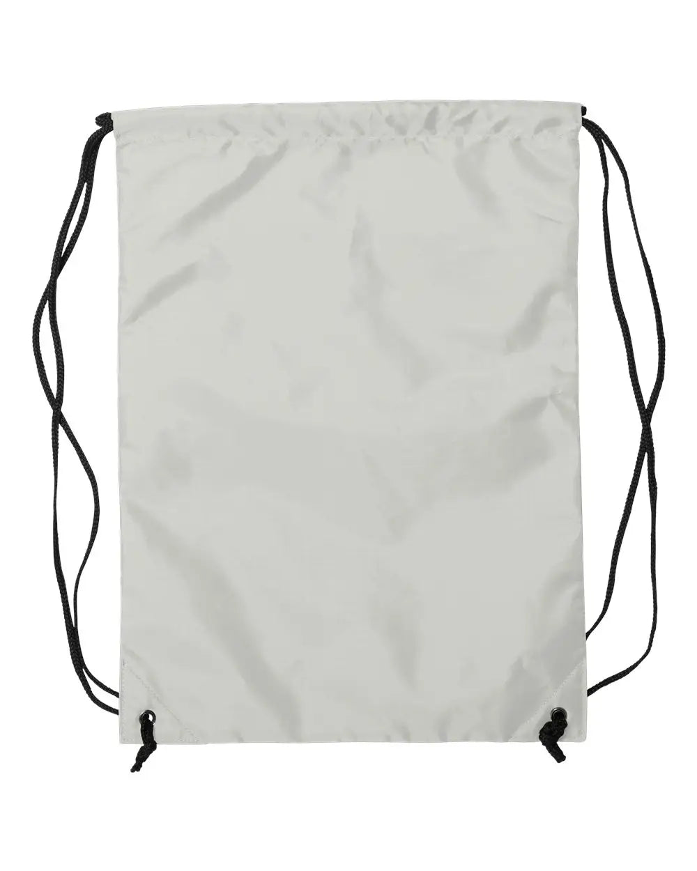 Liberty Bags 8888lb Zippered Drawstring Backpack - 8888 - White - one Size Fits Most